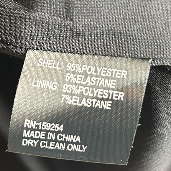 Toccin Valerie Womens Black Long Sleeve Button Down Dress Size 4 - Picture 10 of 10